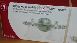 lot 102 image: Price Fister 2 Light Vanity Light