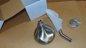 lot 104 image: Showerhead with Arm and  Plate
