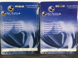 lot 18 image: 5 - Galaxy & Rosewill PC Crystal LED Fans New in the Package
