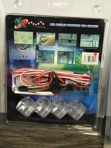 lot 25 image: 4 - New in Package Logisys Led Acrylic Footstep For Computer Chassis