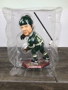 lot 66 image: MINNESOTA WILD GUILLAUME LATENDRESSE NHL BOBBLEHEAD - #122 OF 2,010