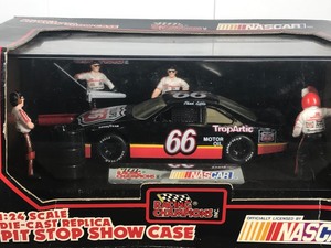 lot 77 image: 1992 Racing Champions Nascar 124 Scale #66 Chad Little #66  Phillips 66 Pit Stop Show Case
