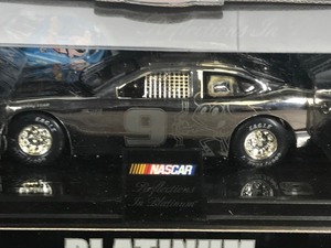 lot 78 image: 1999 Nascar Racing Champions Platinum Plated Precious Metal Series Jerry Nadeau #9  Cartoon Network 124 scale die cast stock car