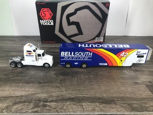 lot 80 image: 1997 Matco Tools Joe Nemechek #42  Bell South 164 scale die cast Transporter