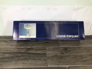lot 131 image: 6 Longchamp 23 cl Cristal Darques Glasses in Original Box