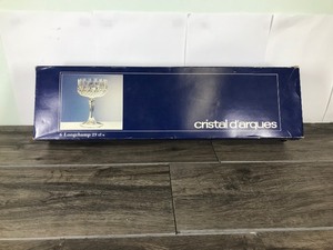 lot 132 image: 6 Longchamp 23 cl Cristal Darques Glasses in Original Box