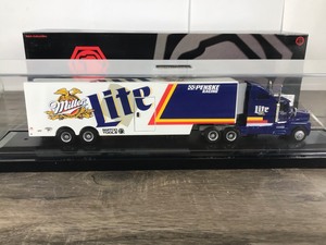 lot 134 image: 1997 Nascar Matco Tools Rusty Wallace #2  Miller Lite 164 Scale Die Cast Transporter