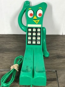 lot 143 image: Vintage Gumby Push Button Telephone