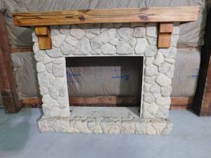 lot 3 image: Decorative fireplace shell