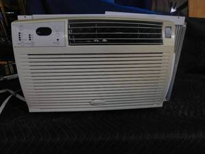 lot 208 image: Whirlpool window air conditioner with remote