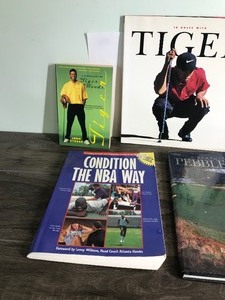 lot 160 image: Lot of Sports Books on Golf, Working Out and More