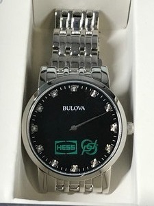 lot 331 image: Hess Oil Corporation  Precision Drilling 564 Rig Safety Awarded Bulova Watch in Original Box