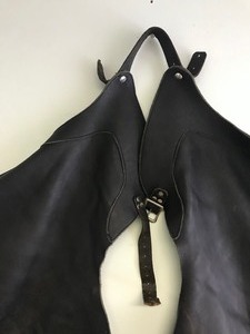 lot 357 image: Pair of Leather Chaps
