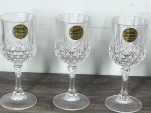 lot 358 image: 6 - 6 cl Lead Crystal Stemglasses in Original Box