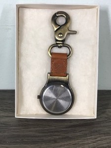 lot 369 image: Majestrom Pocket Watch with Compass and Large Mouth Bass Pictured on Bass