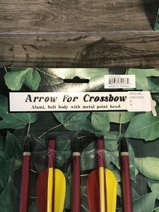 lot 385 image: 2 Packs of Arrows for Crossbow - 5 Arrows in Each Pack - 10 Arrows Total