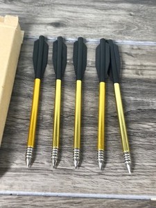 lot 393 image: 6 Boxes of Aluminum Pistol Crossbow Arrows - 5 Arrows in Each Box - 30 Arrows Total