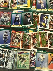 lot 414 image: Lot of 750 Plus Football Cards