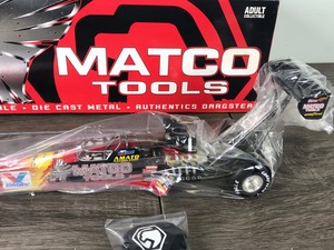 lot 466 image: 2001 NHRA Racing Champions Matco Tools Darrell Russell 124 scale die cast top fuel dragster