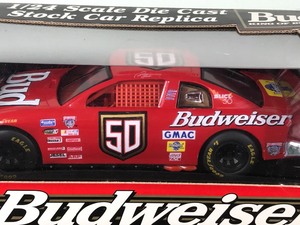 lot 470 image: 1998 Nascar Racing Champions Ricky Craven #50  Budweiser 124 scale die cast stock car