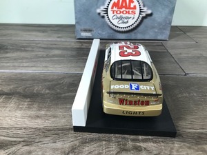 lot 483 image: 1999 Nascar Mac Tools Collectors Club Jimmy Spencer #23  Gold Winston 124 scale die cast stock car