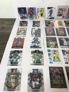 lot 504 image: Lot of 61 Football Cards with Many Superstars