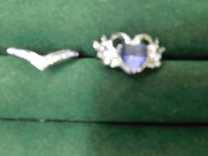 lot 240 image: 2 Sterling silver rings and 2 others