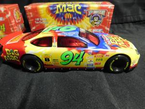 lot 231 image: 1998 Nascar 50th Anniversary Big Mac Bill Elliot #94 die cast 124 scale