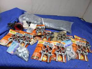 lot 256 image: New boat stern curtain and oar locks and more