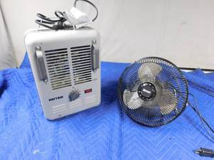 lot 286 image: Fan and heater