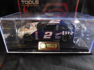 lot 233 image: 1999 Revell Matco Tools car bank of Rusty wallace #2 Ford Taurus die cast Nascar 124 scale