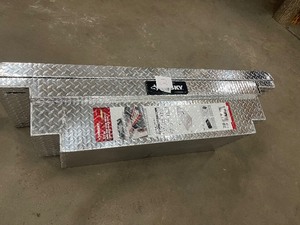 Husky 61.86 in. Silver Aluminum Mid-Size Crossbed Truck Tool Box