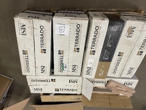 Lot of 6 cases Peninsula  Sand Cream 4 in x 4 in. Concrete Manufactured Stacked Stone Wall Tile