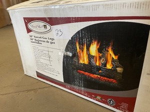 Pleasant Hearth VL-AA30D Arlington Ash 30 Inch Vented Gas Log Set Customer Returns see pictures