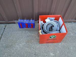Qty of 10 braided waterwasher hoses. As shown.