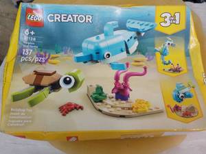 LEGO Dolphin - in new bent box...