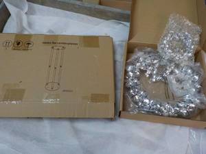 Silver Bells and Vases for Centerpiece