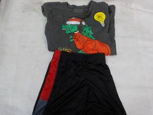 Boys T-shirt and shorts - size 24m and M