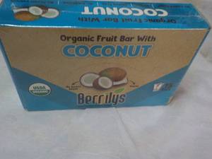 Beryls Organic Fruit Bars with Coconuts, 15 bars best date 012024