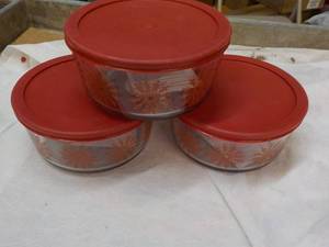 3 threshold 7 Cup Glass Storage Containers
