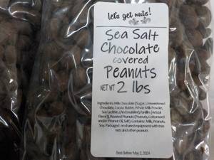 2 - 2 lb. Bags Chocolate Covered Peanuts Best By 05022024