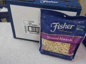 7 - 10 oz Fisher Silvered Almonds Best By 01182023