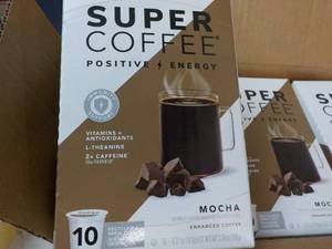 60 K-cups Super Coffee Mocha Positive and Energy