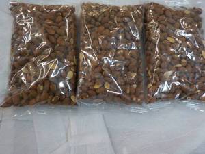 3 - 16 oz Bags Roasted No Salt Added Whole Almonds
