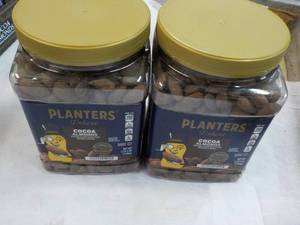 2 Planters Cocoa Almonds Delux 2 lb. 5 oz each