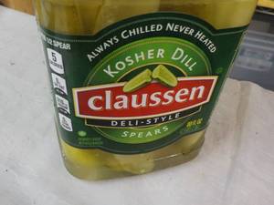 Kosher Dill Claussen Spears 80 oz...
