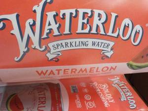 24 pack Waterloo Watermelon Sparkling Water