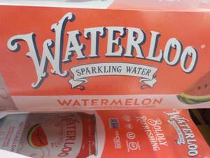 24 pack Waterloo Watermelon Sparkling Water