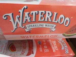 24 pack Waterloo Watermelon Sparkling Water