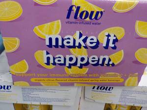 12 pack Flow Vitamin Infused Spring Water Beverage- best date 10182023